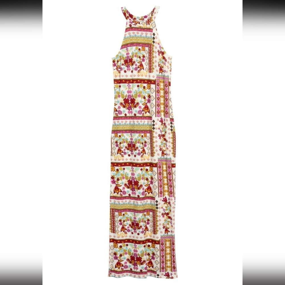 H&M Loves Coachella Patterned maxi dress